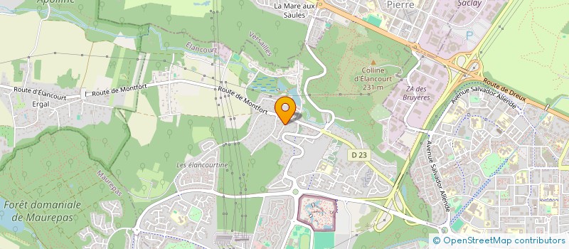 localisation de l'entreprise EM INVEST  ELANCOURT