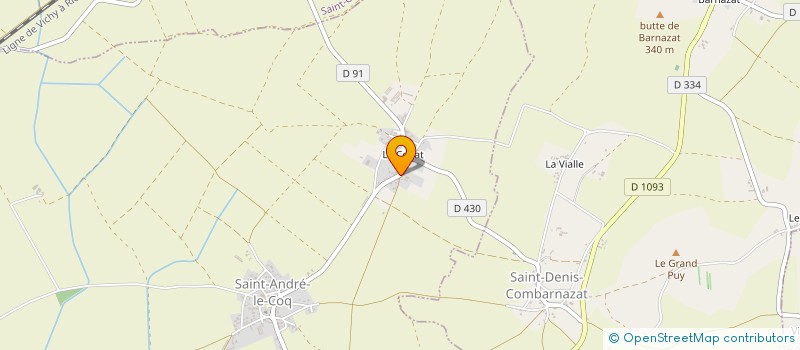 localisation de l'entreprise EM LOCATION  SAINT-ANDRE-LE-COQ