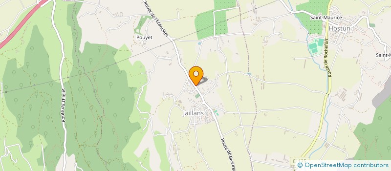 localisation de l'entreprise EM&LY à JAILLANS