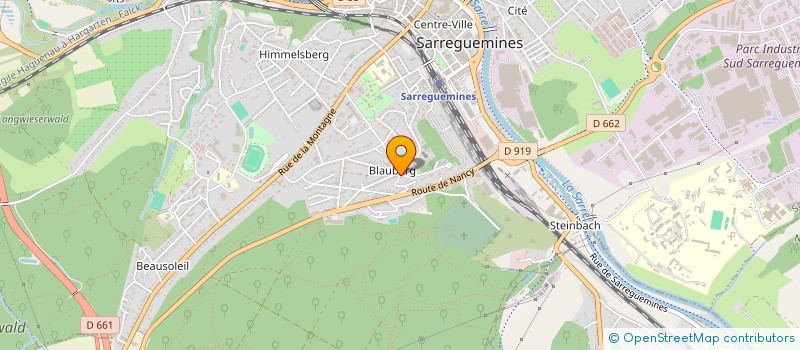 localisation de l'entreprise EM'MA VIE  SARREGUEMINES