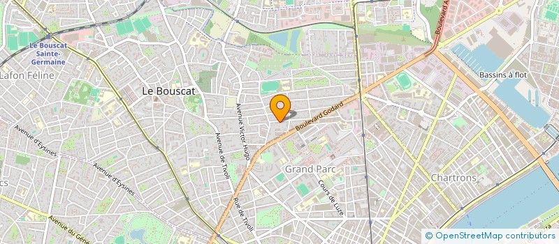 localisation de l'entreprise EM MANAGEMENT SERVICES  LE BOUSCAT