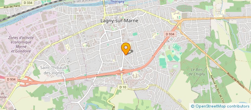 localisation de l'entreprise EM MLH  LAGNY-SUR-MARNE