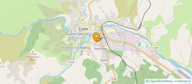 localisation de l'entreprise EM NETTOYAGE à CORTE