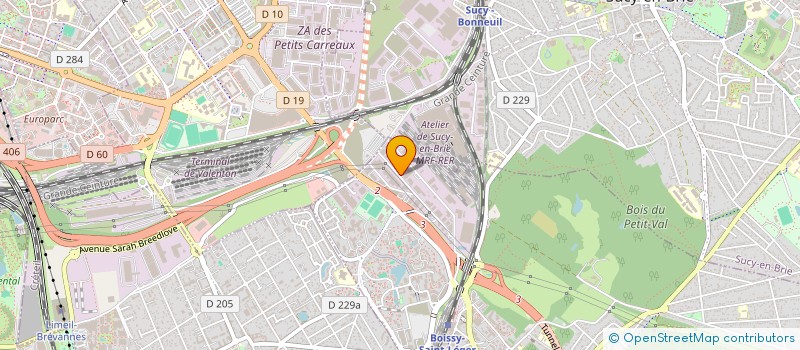 localisation de l'entreprise EM PARTNER à BOISSY-SAINT-LEGER