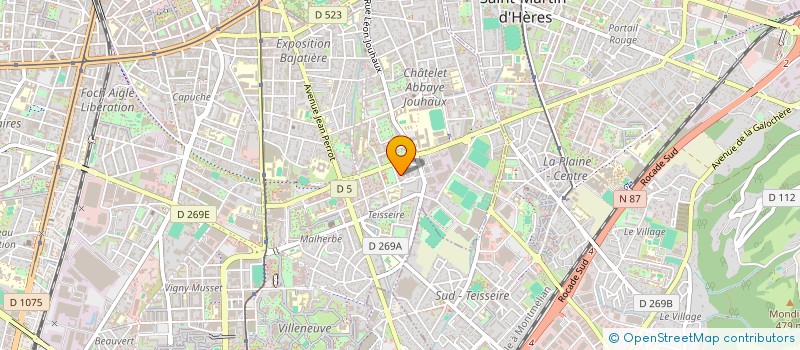 localisation de l'entreprise EM PLACO à GRENOBLE