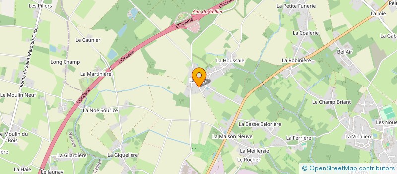 localisation de l'entreprise EM PLATRERIE ISOLATION  CELLIER (LE)