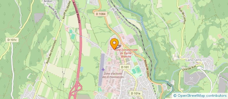 localisation de l'entreprise EM PLOMBERIE CHAUFFAGE à VALSERHONE