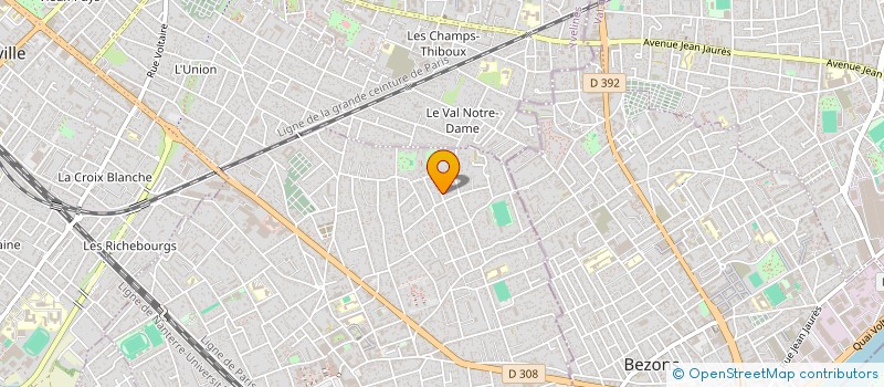 localisation de l'entreprise EM PLOMBERIE SERVICES  HOUILLES