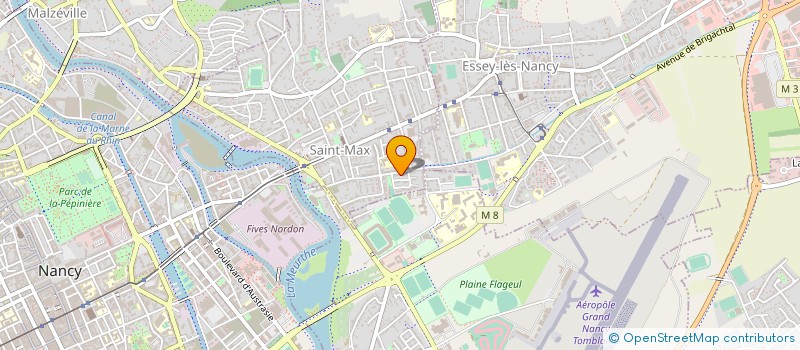 localisation de l'entreprise EM RAMONAGE ET VENTILATION  SAINT-MAX