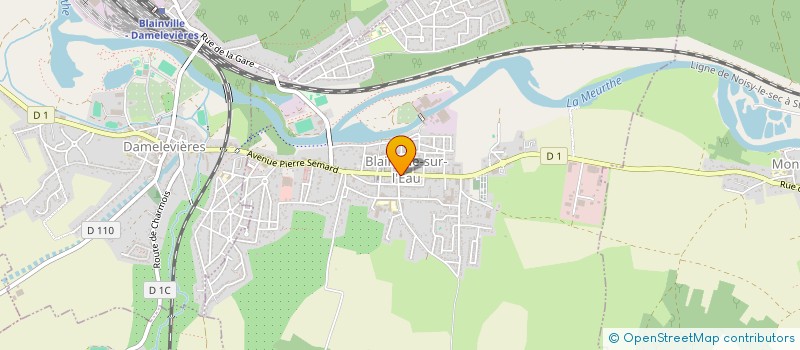 localisation de l'entreprise EM RENOVATION  BLAINVILLE-SUR-L'EAU