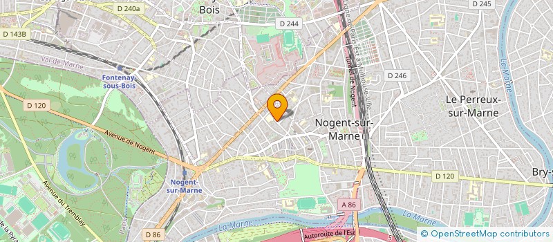 localisation de l'entreprise EM'S  NOGENT-SUR-MARNE