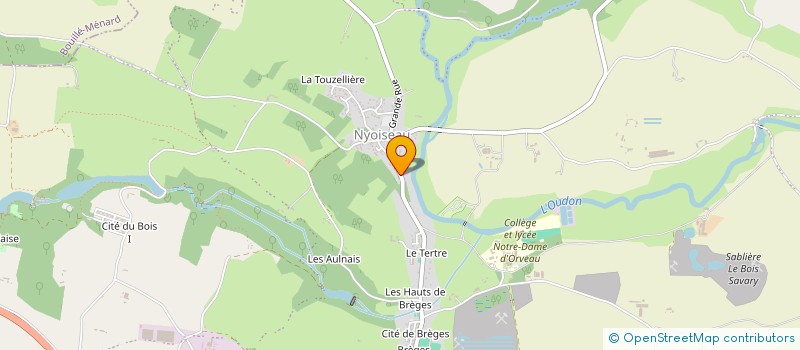 localisation de l'entreprise EM&S ET PAYSAGE à SEGRE-EN-ANJOU BLEU