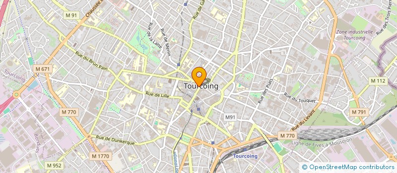 localisation de l'entreprise EM SERRURIER SERVICES  TOURCOING