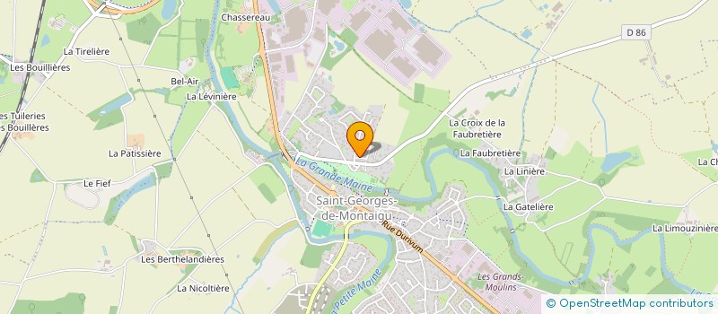 localisation de l'entreprise EM SERVICE à MONTAIGU-VENDEE