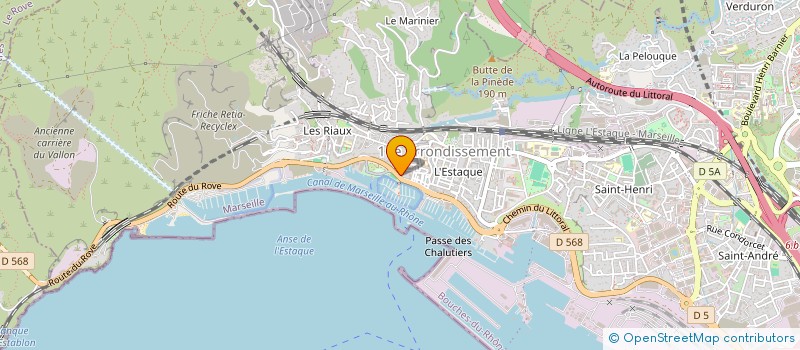 localisation de l'entreprise EM SERVICES à MARSEILLE
