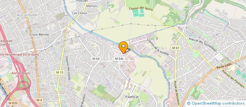 localisation de l'entreprise EM SERVICES à LAUNAGUET