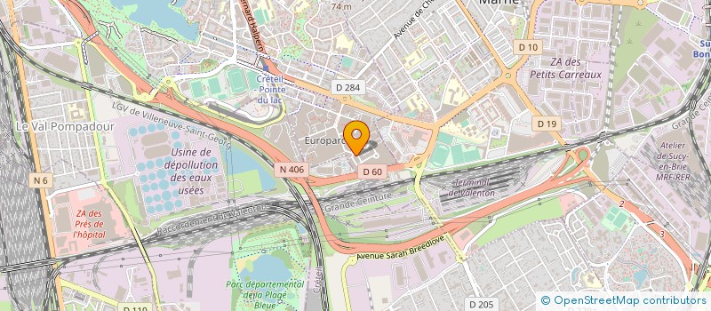 localisation de l'entreprise EM SERVICES à CRETEIL