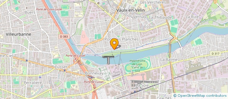 localisation de l'entreprise EM SERVICES  VAULX-EN-VELIN