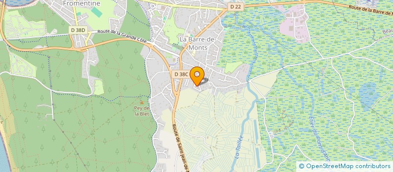 localisation de l'entreprise EM SOL PATRIMOINE  LA BARRE-DE-MONTS