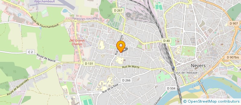 localisation de l'entreprise EM-SOY-BAT à NEVERS