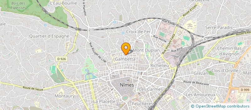 localisation de l'entreprise EM SYS à NIMES