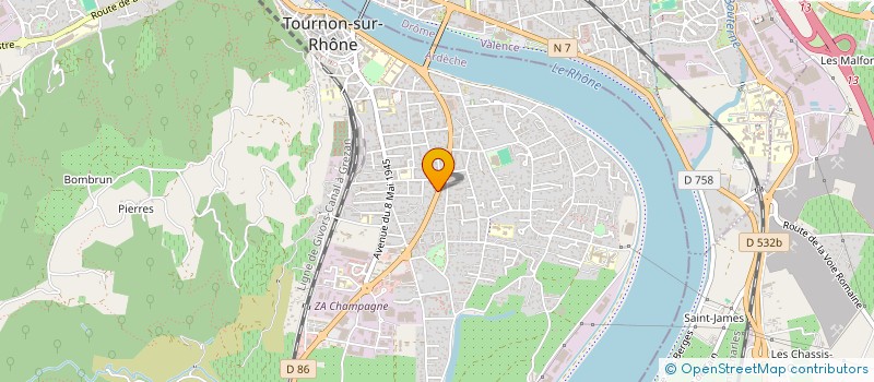 localisation de l'entreprise EM TAXI à TOURNON-SUR-RHONE