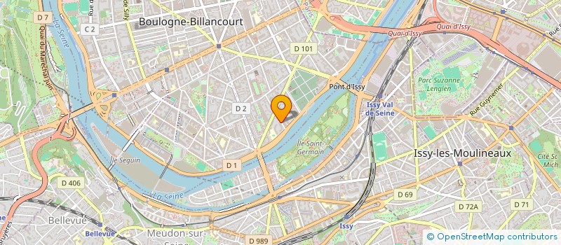 localisation de l'entreprise EM.TECH à BOULOGNE-BILLANCOURT