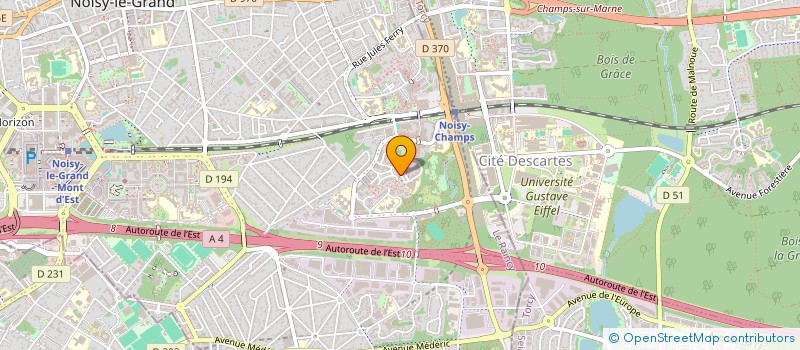 localisation de l'entreprise EM TRANSPORT à NOISY-LE-GRAND
