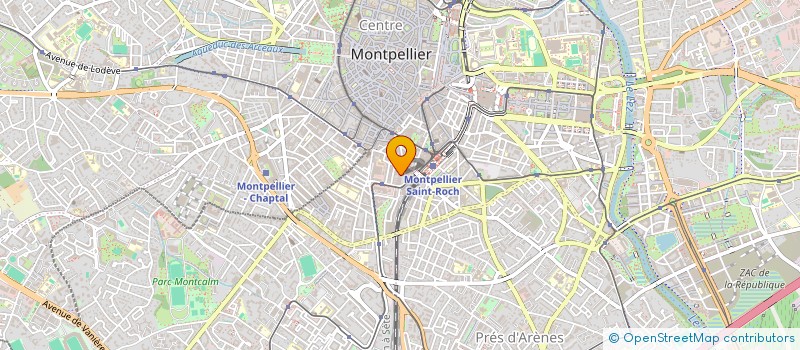 localisation de l'entreprise EM V1 à MONTPELLIER