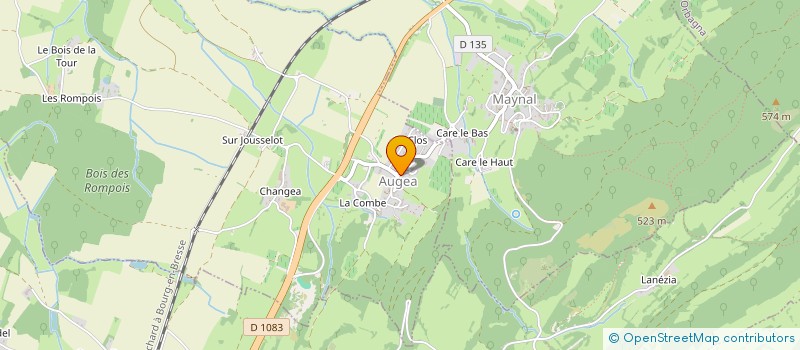 localisation de l'entreprise EM VIGNES  AUGEA