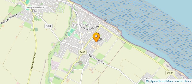 localisation de l'entreprise EM VITALI'SANTE  LUC-SUR-MER