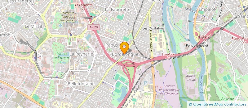 localisation de l'entreprise EM2 à TOULOUSE