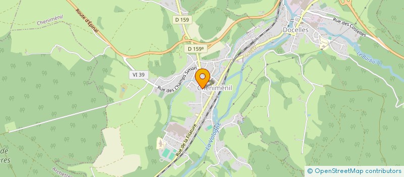 localisation de l'entreprise EM2A  CHENIMENIL