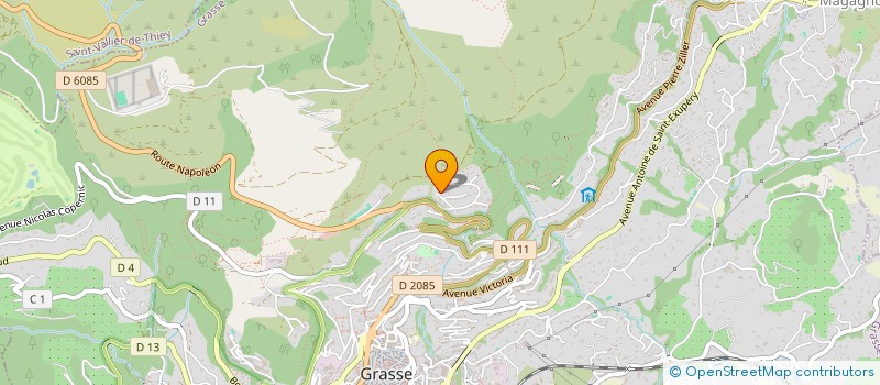 localisation de l'entreprise EM2C à GRASSE