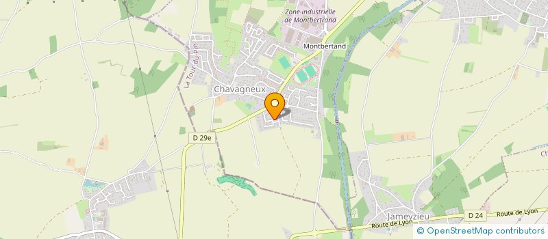 localisation de l'entreprise EM2CONSULTING à CHARVIEU-CHAVAGNEUX