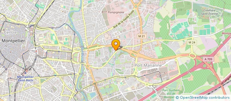 localisation de l'entreprise EM2GL SERVICES à MONTPELLIER