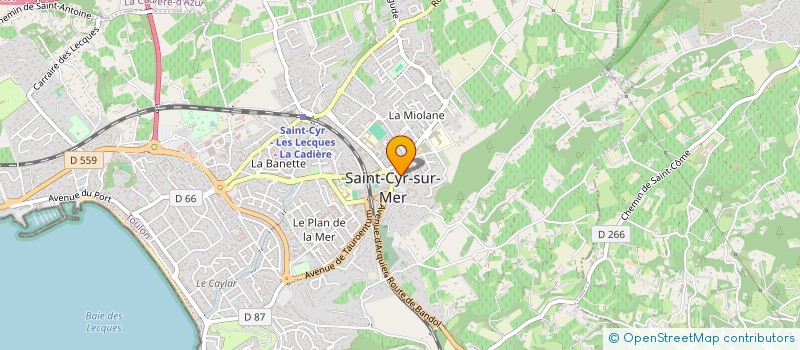localisation de l'entreprise EM2L à SAINT-CYR-SUR-MER