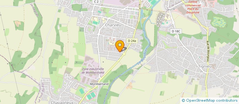 localisation de l'entreprise EM2L  CHARVIEU-CHAVAGNEUX