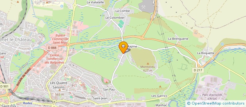 localisation de l'entreprise EM5 IMMO  ONET-LE-CHATEAU