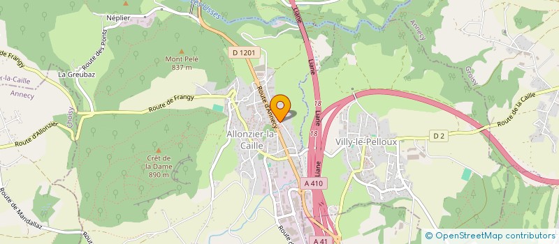 localisation de l'entreprise EM8  ALLONZIER-LA-CAILLE