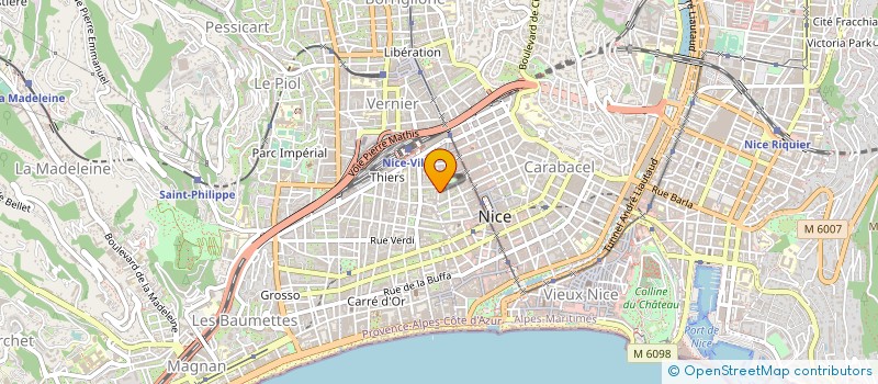 localisation de l'entreprise EMA à NICE
