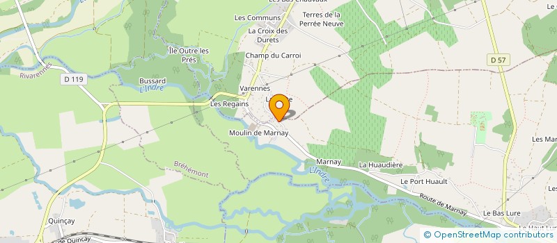 localisation de l'entreprise EMA à AZAY-LE-RIDEAU