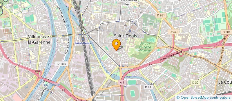 localisation de l'entreprise EMA à SAINT-DENIS