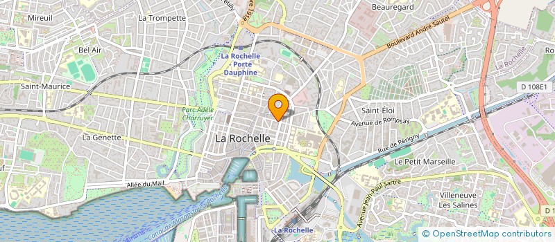 localisation de l'entreprise EMA  LA ROCHELLE