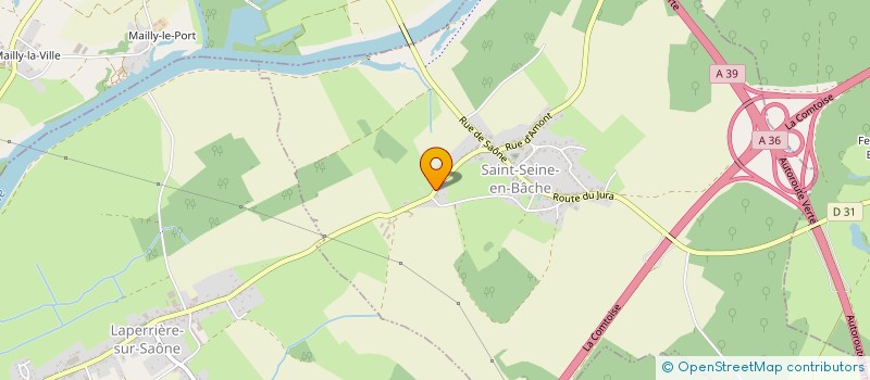 localisation de l'entreprise EMA  SAINT-SEINE-EN-BACHE