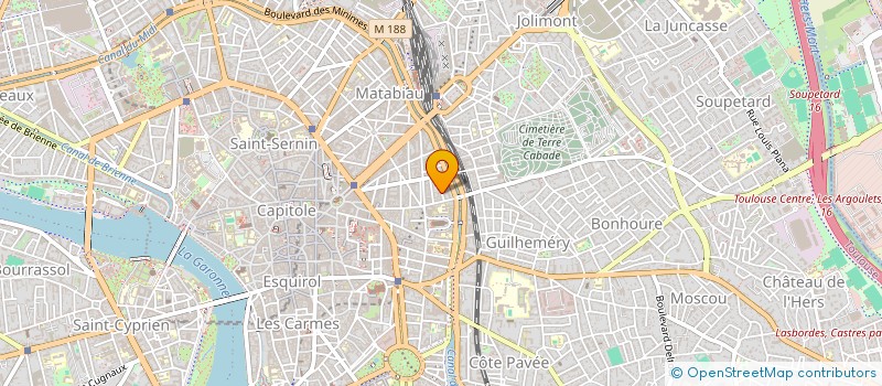 localisation de l'entreprise EMA à TOULOUSE