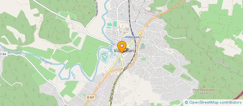 localisation de l'entreprise EMA  VIDAUBAN