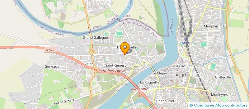localisation de l'entreprise EMA à ARLES
