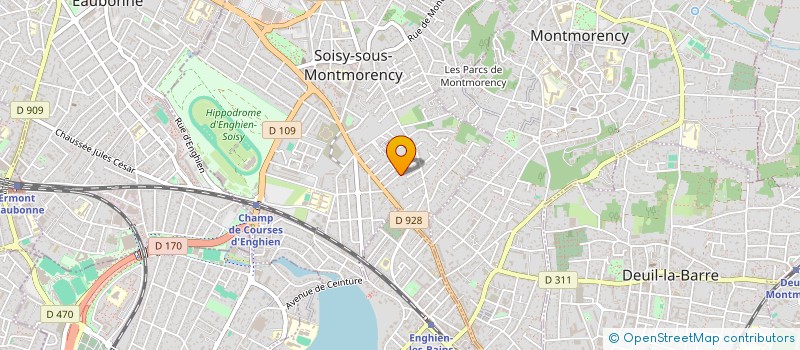 localisation de l'entreprise EMA  SOISY-SOUS-MONTMORENCY