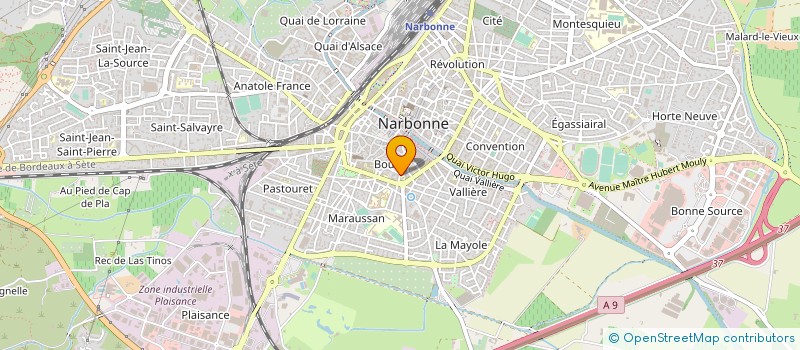 localisation de l'entreprise EMA à NARBONNE